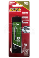 Лезвия Olfa BLACK MAX сегментированные ABB-50B  50 шт черные GT116 Black